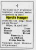 Dødsannonse Hjørdis Haugen f. Høiseth